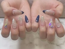 ドールネイル(DOLL NAIL)/オーロラ　ビジュー