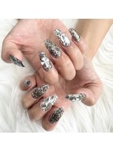 アイネイルズ 東花園店(I.NAILS)/埋め尽くしネイル/クロムネイル