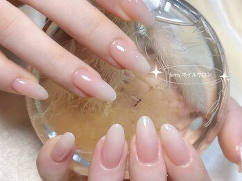 エニー 錦糸町店(Enny)/オンブレフレンチ / 冬ネイル