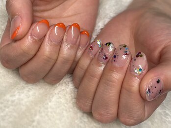 Iris Nail Salon【アイリス】アート/長さだし《岸和田/和泉府中》の写真/【東岸和田駅徒歩5分】知る人ぞ知る10年以上続く隠れ家サロン◇ワンカラー￥3.500/マグネット￥4,000