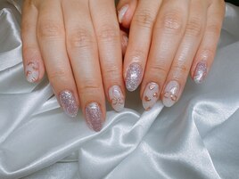 【パラジェル】リボンネイル