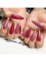 アン ジョーヌドラゴ/ロング☆グリッターネイル