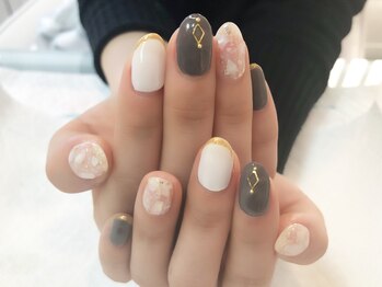 ビューティーサロン ルーナ(LUNA)/定額ネイル全員/¥8100