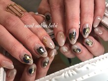 ネイルサロン ビビ(bibi)/シンプルネイル塗りかけネイル