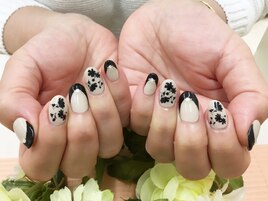 フレンチ☆シルエットフラワー