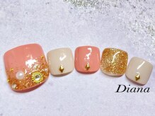ディアナ ひたちなか高場店(DIANA)/定額ネイル　7700円　C‐001