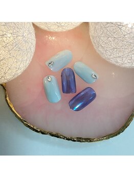 ベリー(berry)/定額¥5500 ミラーネイル