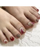 ネイル&アイラッシュ ルミア(Nail & Eyelash LUMIA)/冬フットネイル