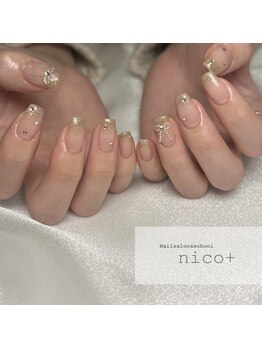 ニコ(nico+)/チェーンリボン