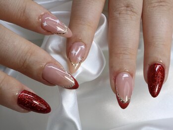 ヴィエル ネイル(VIEL NAIL)/大人可愛ゆ色っぽネイル♪