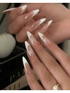 ミラーフレンチネイル