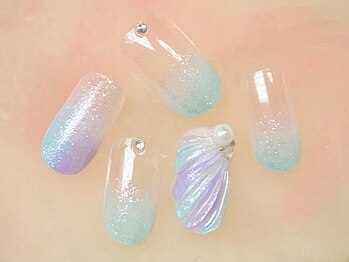 ベリー(berry)/定額B ¥6500 マーメイドネイル