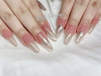 クイックスカルプ 新宿店(Quick Sukarupu)/ロングシンプルネイル