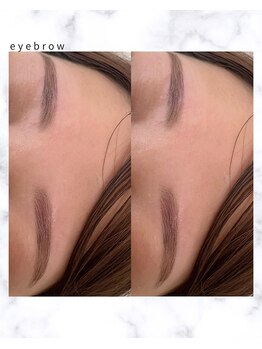 きゅるんbeautysalonの写真/まつ毛とセットでできるアイブロウで、あなたの第1印象を華やかに演出♪