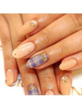 クリスタルネイル ボンベルタ橘店(CRYSTAL NAIL)/ワンカラーネイル
