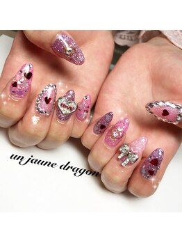 アン ジョーヌドラゴ/キラキラ夢かわいいネイル