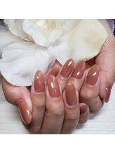 リラクゼーションエステハウス リンレイ(RINREI)/ワンカラーちゅルンネイル