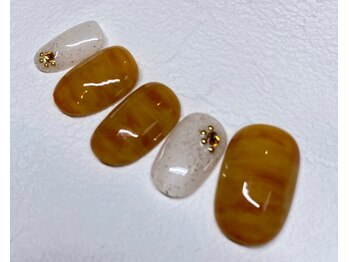 ラヴィネイル(La Vie Nail)/ニュアンス/ブラウン/カジュアル