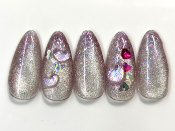 マグネットハートネイル