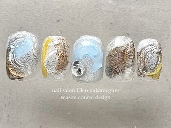 【3月】塗りかけネイル