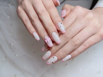 ピンクフレンチネイル♪