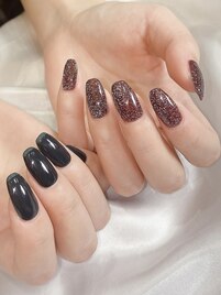 桑の実色×深緑