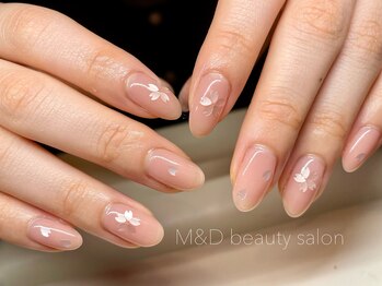 桜nailお持ち込みデザイン
