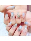 クリスマスネイル/冬ネイル