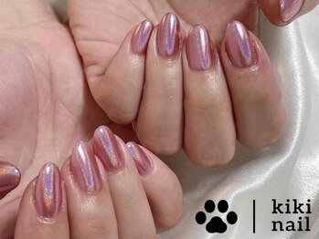 ミラーネイル/春ネイル