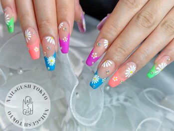 ジェルスカルプ/フレンチ/ロング