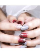 アトリエ クク(atelier cucu)/先端にラメ♪