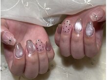 ティアリス(NAIL SALON TIARIS)/マグネット×ドットネイル