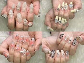 ブリルネイル 片野店の写真/【駅チカ♪】パーツ多数有り！提案力や技術の高さ・豊富なデザインから納得のいくネイルをご提供致します◎