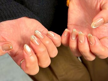 サラサネイルズ 代官山 恵比寿(sarasanails)の写真/ニュアンス/派手/個性派/トレンドなど「これがいい！」と思える月ごとに変わる*存在感と抜け感の定額ネイル