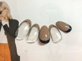 モードフレンチネイル
