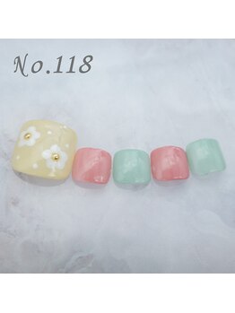 はあとねいる 大井町店/フットネイル：No.118