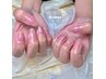 【ハンド】◆オフィスシンプルデザイン◆《新規オフ無料》甘皮ケア付¥6,300