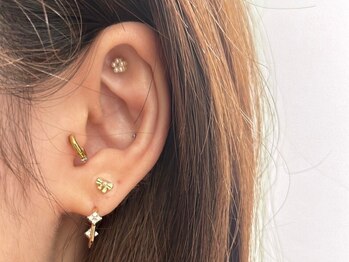 スティムラッシュ 銀座店(Stimu lash)の写真/当時予約OK◎《新規限定¥2980～》SNSで大人気♪耳ツボジュエリー導入☆お得なまつ毛とセットプランもあり☆