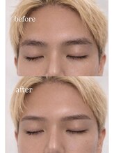 エン 新宿(enne.)/派手髪こそメンズ眉毛お薦め♪