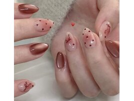 冬ネイル/ツイード/ワンホン