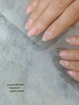 プライベート ネイルサロン マーマ(murmur)/チークネイル