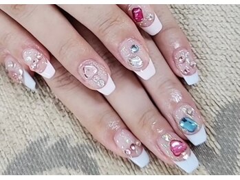 エムアイネイル(MI nail)/ジェルアートつけ放題¥8200