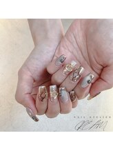 クリーム(Nail Atelier CREAM)/season'sニュアンス定額９月