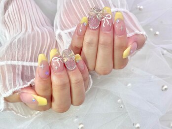 ティティポム(TiTi pomme)/持ち込みリボンネイル*