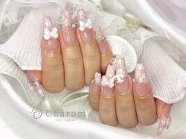 レースフレンチネイル