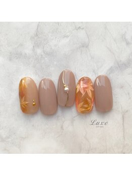 ネイルサロンリュクス (nailsalon Luxe)/大人紅葉ネイル☆