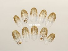 FAST NAIL 荻窪駅前店【パラジェル/ジェルネイル専門/定額/マグネット/フットネイル】/フラワー 【12088】