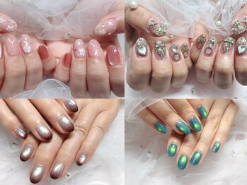 フェリスネイル 池袋店(Feliz Nail)の写真/【定額シンプル￥5990】上品シンプル,アート好きの方向けデザインまで幅広く対応★［池袋/ニュアンス］