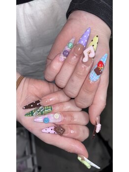 長さだしネイル