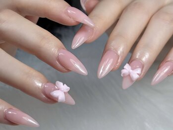 サリーネイルラボ(Sully Nail Lab)/ピンク色ネイル